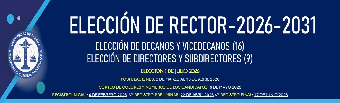 afiche de rector