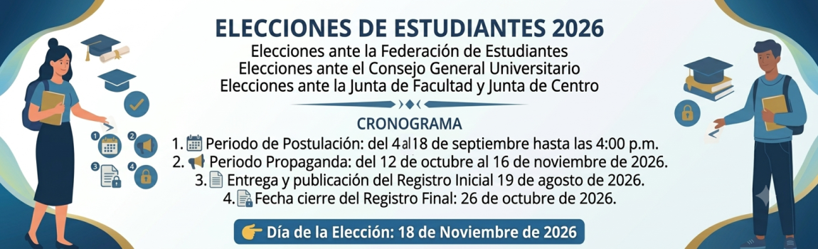 elecciones de estudiantes 2026